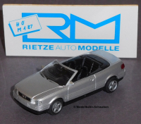 Rietze 20440 H0 Audi Cabrio silbermetallic,