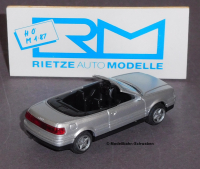 Rietze 20440 H0 Audi Cabrio silbermetallic,