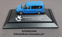 Rietze H0 Sondermodell 2008 Spielwarenmesse VW Caddy Maxi, blau