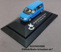 Rietze H0 Sondermodell 2008 Spielwarenmesse VW Caddy Maxi, blau
