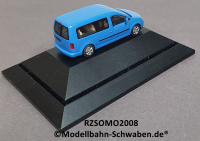 Rietze H0 Sondermodell 2008 Spielwarenmesse VW Caddy Maxi, blau