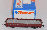 Roco #0004 H0 Rungenwagen, beladen mit Gleisschotter, DB, OVP