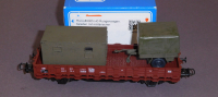 Roco #0005 H0 Rungenwagen, beladen mit militärischer Ausrüstung, DB, OVP