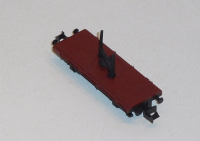 Roco 2300-L N Drehschemelwagen, 2-achsig, braun, OVP