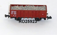 Roco 25923 N Hochbordwagen Ommp 50 bel.mit Gleisschotter, DB