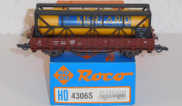 Roco 4306S H0 Rungenwagen Rr 20, bel. Gastank Merzario, DB, OVP