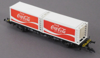 Roco 4320 H0 Containertragwagen Coca Cola, BN 440 6 285-7, DB, OVP
