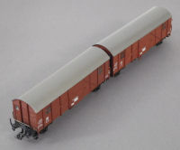 Roco 4328 H0 Leig-Einheit Gedeckter Güterwagen, BN 218 224/225, DB, OVP