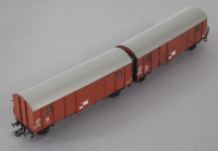 Roco 4328 H0 Leig-Einheit Gedeckter Güterwagen, BN 218 224/225, DB, OVP