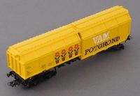 Roco 4368B H0 Müllkippwagen Vam Potgrond, Takkis, NS, OVP