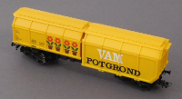 Roco 4368B H0 Müllkippwagen Vam Potgrond, Takkis, NS, OVP