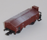 Roco 4389 H0 Klappdeckelwagen K25 m. Bremserhaus, DB, OVP