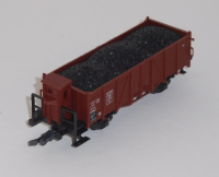 Roco 4390A H0 Hochbord Kohlewagen m. Bremserhaus, DB, OVP