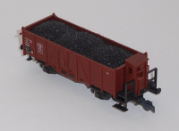 Roco 4390A H0 Hochbord Kohlewagen m. Bremserhaus, DB, OVP