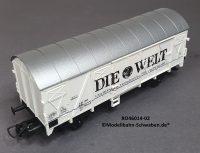 Roco 46014-02 H0 Ged. Güterwagen Die Welt, DB, OVP