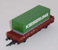 Roco 46031 H0 Rungenwagen Wechselpritsche Kieserling, DB, OVP