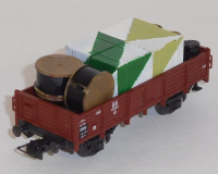 Roco 46034 H0 Offener Güterwagen m. Ladegütern, DB, OVP