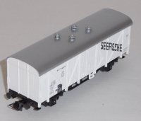 Roco 46047 H0 Gedeckter Kühl-/Güterwagen Seefische, DB, OVP,