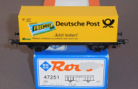 Roco 47251 H0 Containerwagen Deutsche Post Freeway, DB, OVP