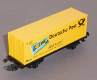 Roco 47251 H0 Containerwagen Deutsche Post Freeway, DB, OVP