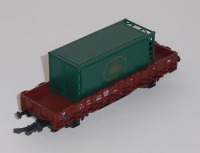 Roco 51967 H0 Rungenwagen Kühlcontainer Jever, DB, OVP