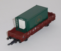 Roco 51967 H0 Rungenwagen Kühlcontainer Jever, DB, OVP