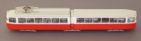 Roco 52583 H0 Straßenbahn, Gelenktriebwagen 6-achsig, rot/weiss, DSS, OVP