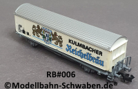 Roco/Baur RB#006 N Bierwagen Werbewagen Kulmbacher Reichelbräu 1:160, OVP