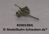 Roco Minitank 198 H0 37mm Pak, Anti Tank Gun, US-Army, BW, Nato, Fertigmodell