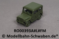 Roco Minitank 393 H0 Willys Jeep mit geschlossenem Aufbau, Fertigmodell, EVP