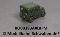 Roco Minitank 393 H0 Willys Jeep mit geschlossenem Aufbau, Fertigmodell, EVP