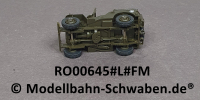 Roco Minitank 645 H0 Military Police, Willys Jeep, US-Army, Fertigmodell