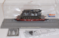 Roco Minitank 845 H0 Schwerlastwagen Rlmmps bel. mit Bergepanzer 2, BW, DB, OVP