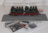 Roco Minitank 884 H0 Rungenwagen bel. mit 2 Scorpion Minenwerfern, BW, DB, OVP