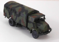 Roco Minitank 887 H0 MAN 630 Koffer LKW Bundeswehr getarnt, Fertigmodell