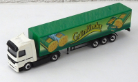 Schuco 22405 H0 1:87 MB Actros Koffersattelzug Grünländer