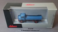 Schuco 45217300 H0 Mercedes-Benz, L311 Kurzhauber Pritsche, capriblau, Die-Cast