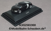 Schuco 452581900 H0 AUDI R8, matt-schwarz, concept, BOX
