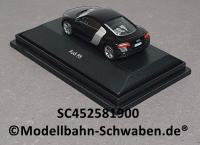 Schuco 452581900 H0 AUDI R8, matt-schwarz, concept, BOX