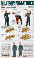 Tamiya 35188 M1:35 Deutsche Panzer Munitionslade Crew