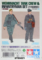 Tamiya 89621 M1:35 Wehrmacht Panzer Crew+Infantryman (2 Figuren)