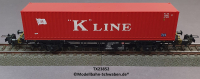 Trix Express 23852 H0 Containertragwagen Lgis, bel. m. 40-Container K Line, DB