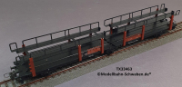 Trix Express 33463 H0 Autotransportwagen, unbeladen, DB, OVP