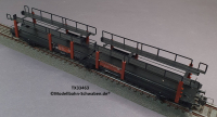 Trix Express 33463 H0 Autotransportwagen, unbeladen, DB, OVP