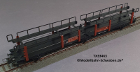 Trix Express 33463 H0 Autotransportwagen, unbeladen, DB, OVP