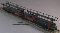 Trix Express 33463 H0 Autotransportwagen, unbeladen, DB, OVP