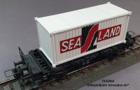 Trix Express 33466 H0 Containertragwagen, bel. m. 20 Container Sea Land, DB