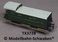 Trix Express 3728 H0 Gepäck-/Packwagen Pwi, BN 075655, DRG, OVP