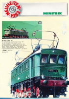 Trix und Minitrix Neuheitenprospekt 1982