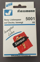 Viessmann 5001 H0 Sexy Liebespaar auf Decke, bewegt, OVP